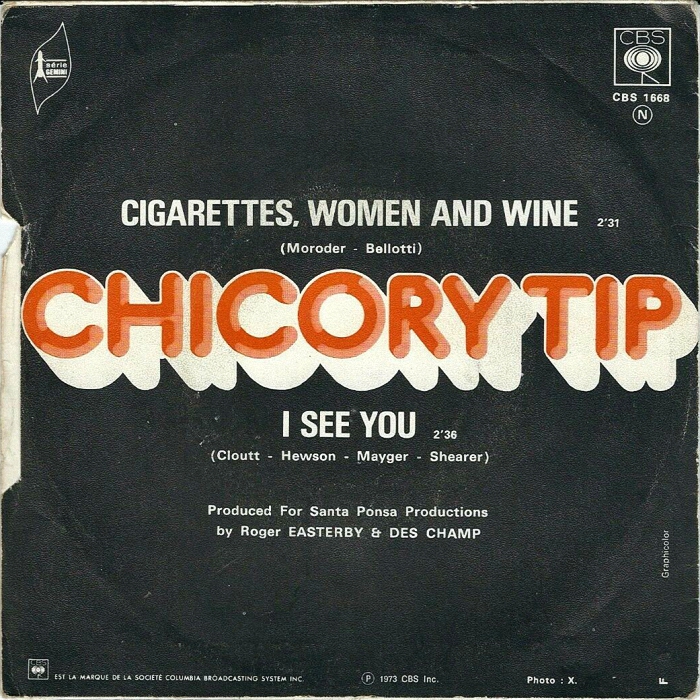 Chicory Tip Cigarettes, Women & Wine France back