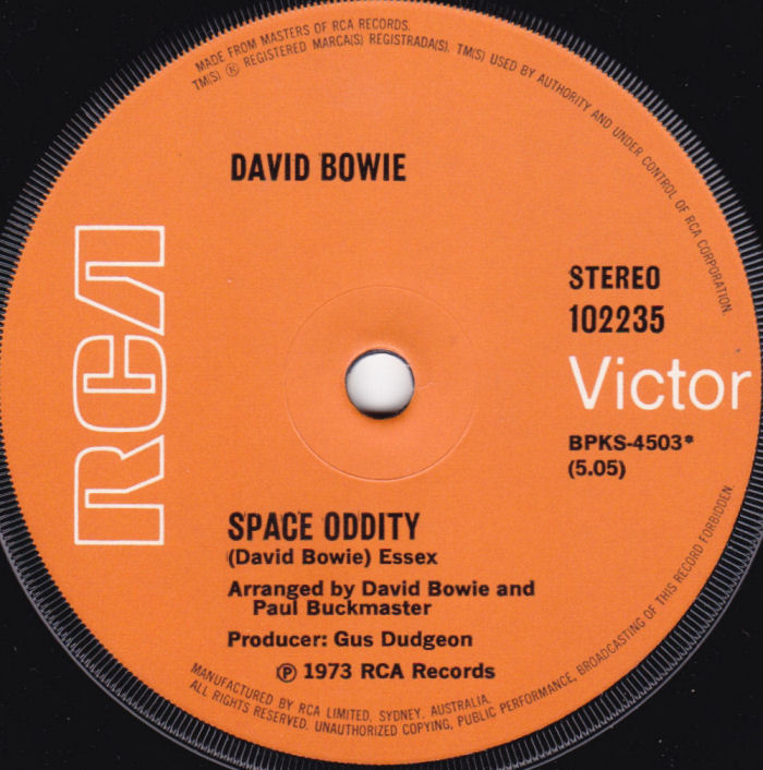 David Bowie Space Oddity USA side 1