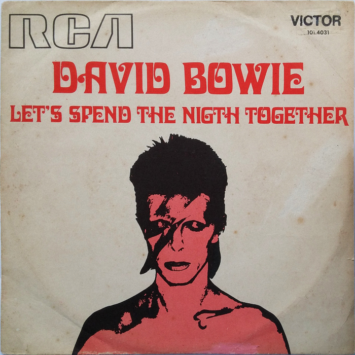 David Bowie Lets Spend The Night Together Brazil front