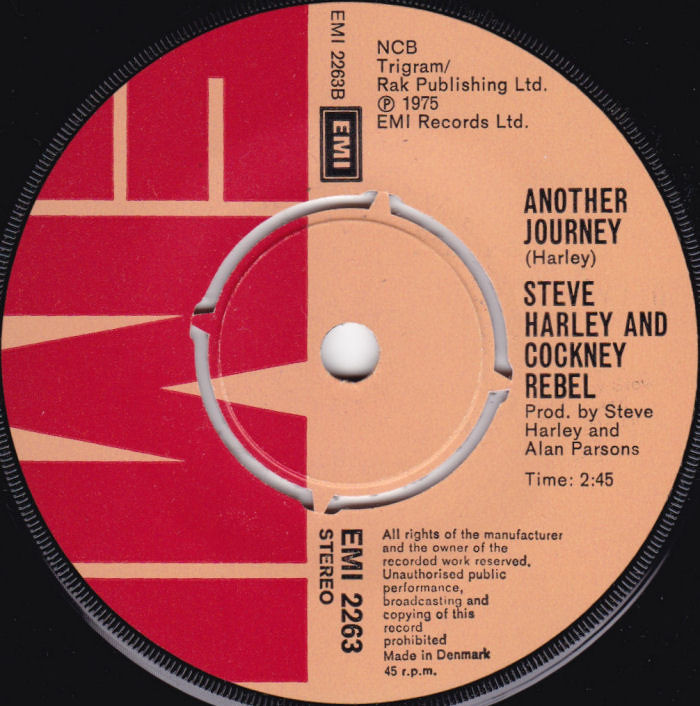Cockney Rebel Make Me Smile Denmark side 2