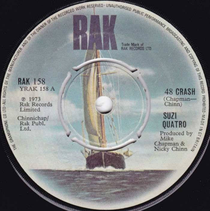 Suzi Quatro 48 Crash Ireland side 1