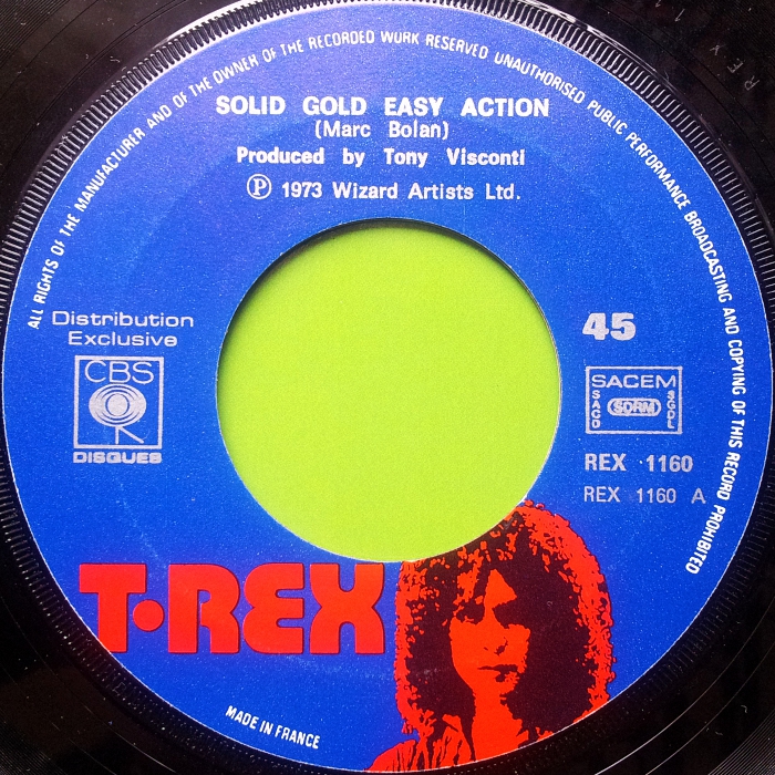 T. Rex Solid Gold Easy Action France side 1