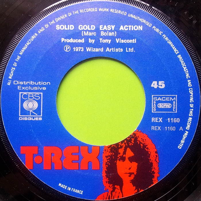 T. Rex Solid Gold Easy Action France side 1