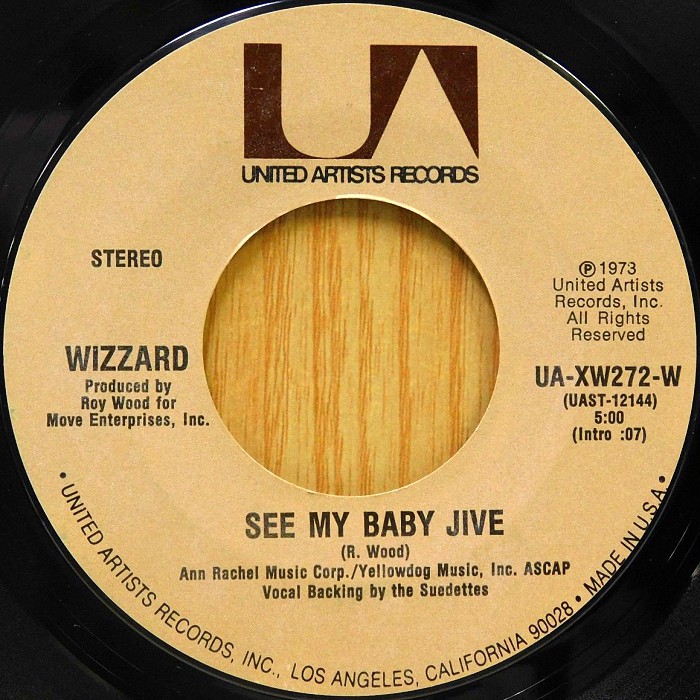 Wizzard See My Baby Jive USA side 1