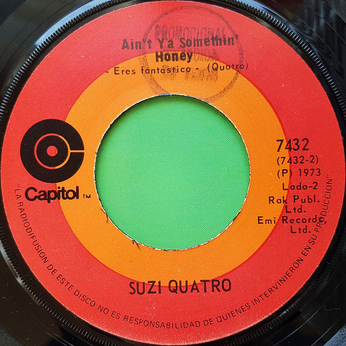 Suzi Quatro Can The Can Mexico promo side 2