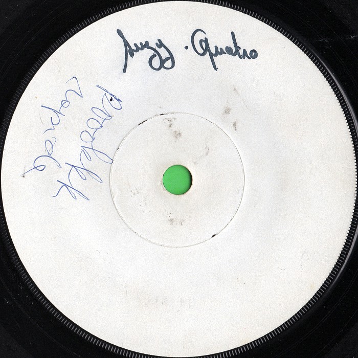 Suzi Quatro Devil Gate Drive France test pressing side 1