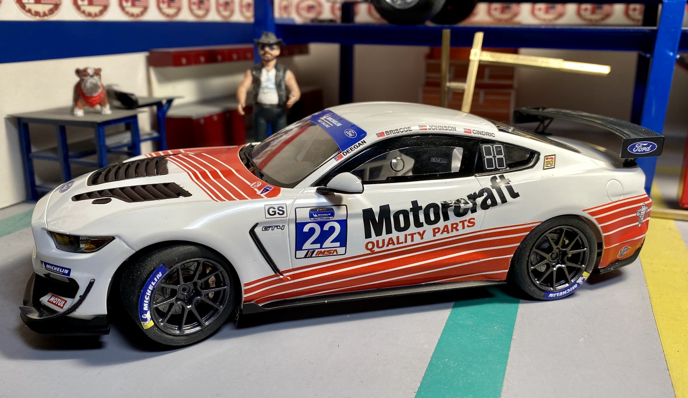 Finished! Tamiya Ford Mustang GT4 in Motorcraft livery. *5 IMAGES*