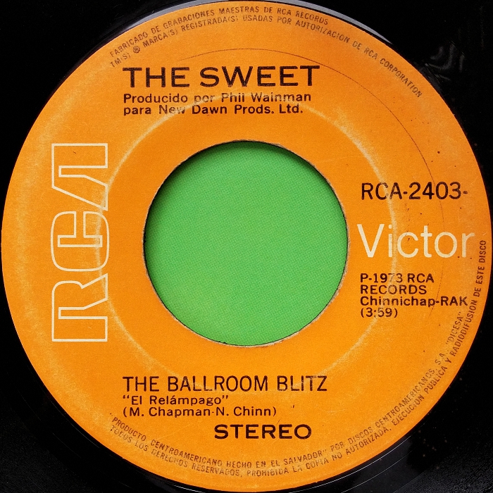 The Sweet Ballroom Blitz El Salvador side 1