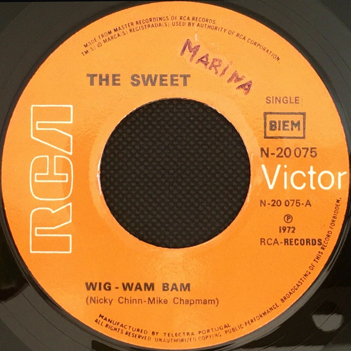 The Sweet Wig-Wam Bam Portugal side 1