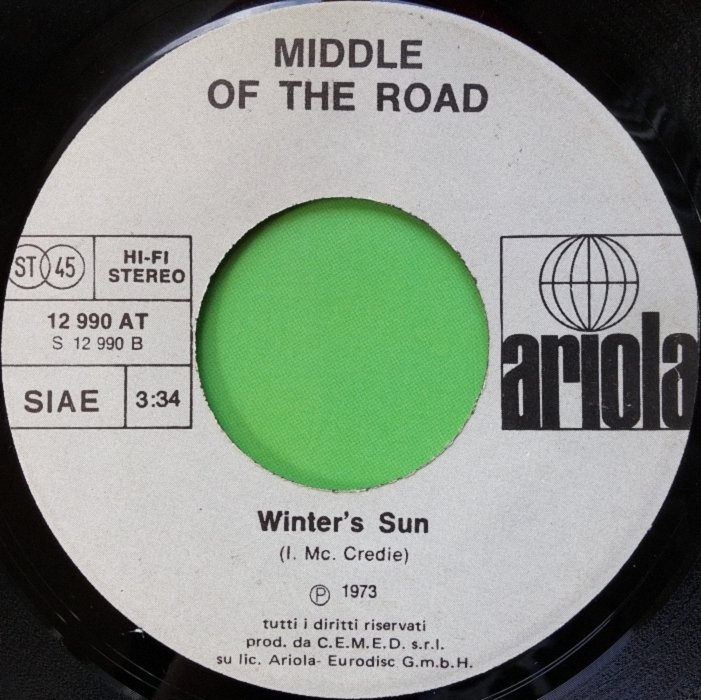 Middle of the Road Samba D'Amour Italy side 2
