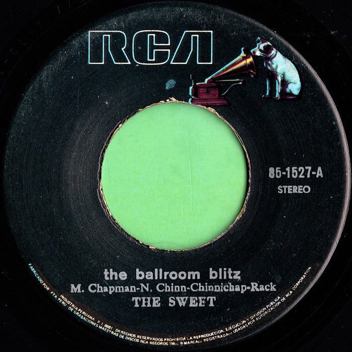 The Sweet The Ballroom Blitz Peru side 1 #4