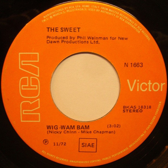 The Sweet Wig-Wam Bam Italy side 1