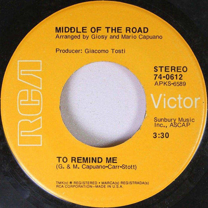 Middle of the Road Soley Soley USA side 2