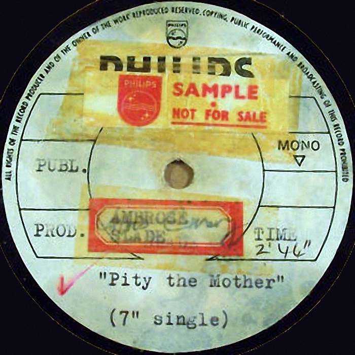 Ambrose Slade Pity The Mother UK side 1 acetate