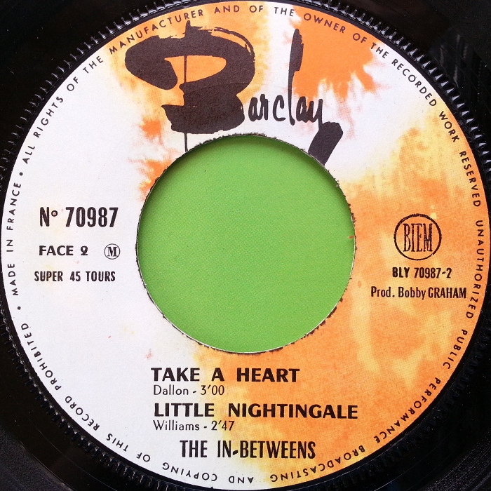 The In-Betweens (Slade) Take A Heart EP France side 2