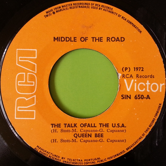 Middle Of The Road The Talk Of All The USA Angola side 1 (OfAll)