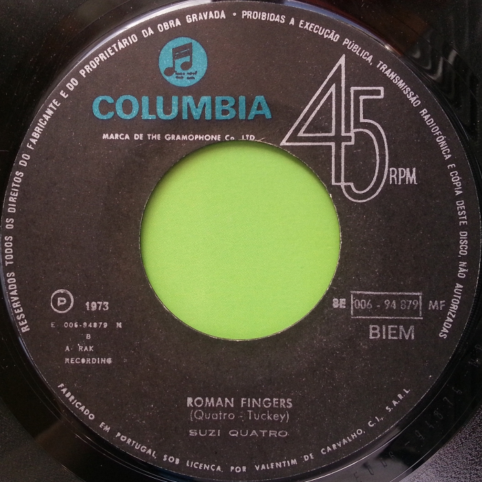 Suzi Quatro Daytona Demon Portugal side 2