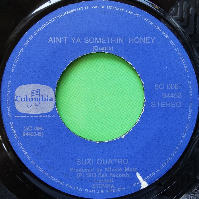 Suzi Quatro Can The Can side 2 Holland