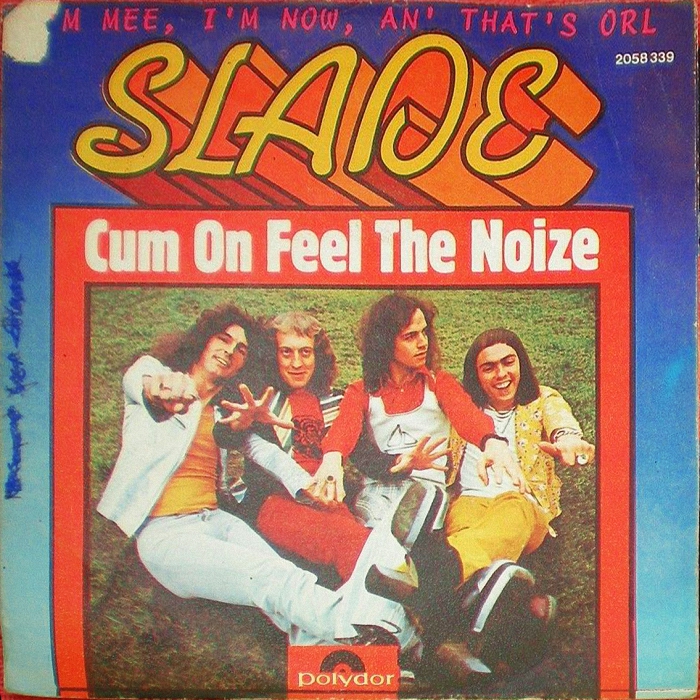 Slade Cum On Feel The Noize Belgium back