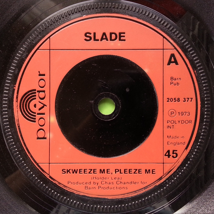 Slade Skweeze Me Pleeze Me UK side 1