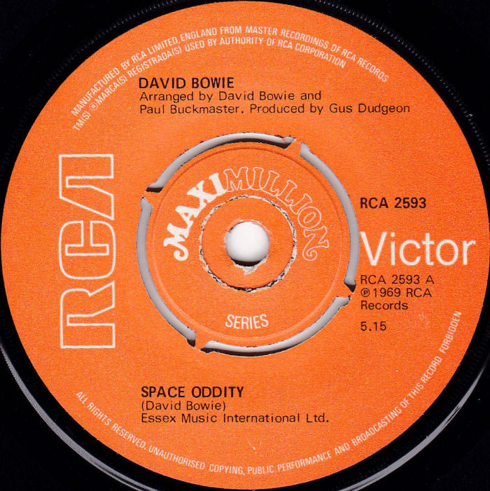 David Bowie Space Oddity UK side 2