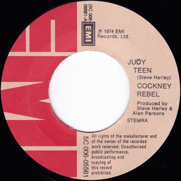 Cockney Rebel Judy Teen Holland side 1