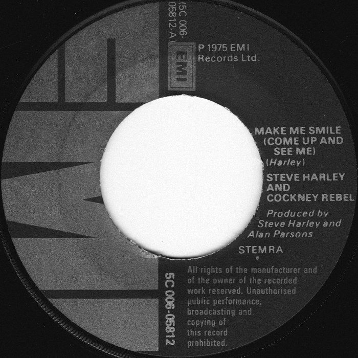 Cockney Rebel Make Me Smile Holland side 1