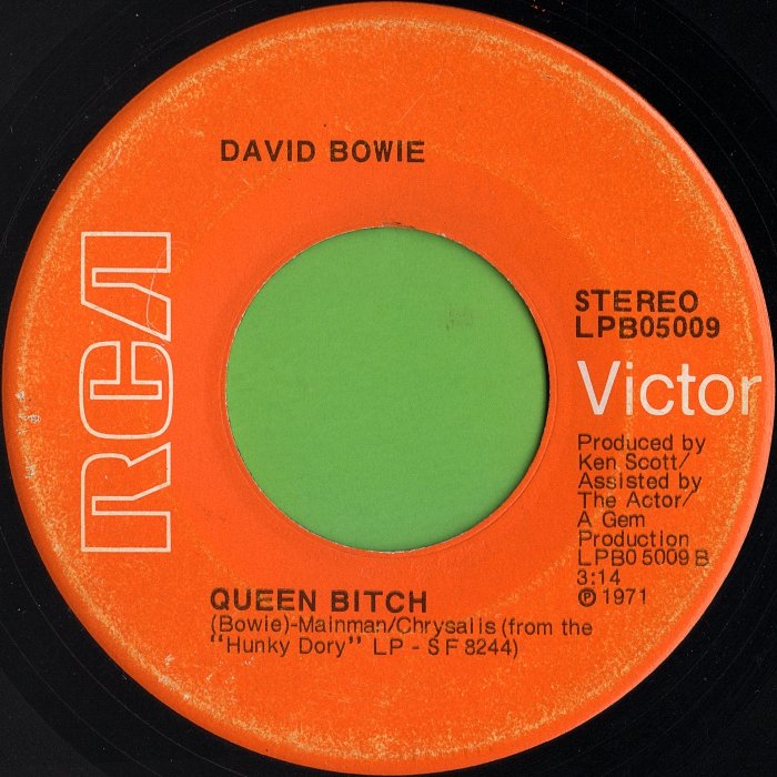 David Bowie Rebel Rebel UK side 2