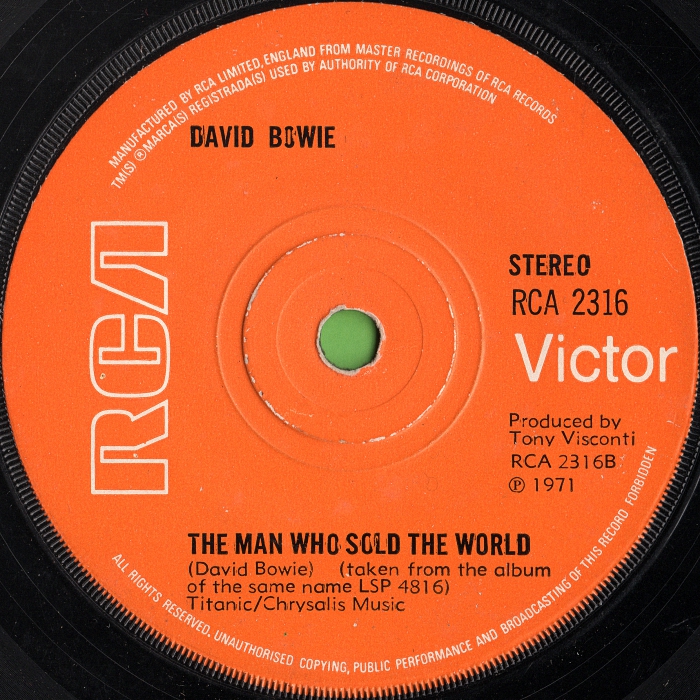 David Bowie Life On Mars UK side 2