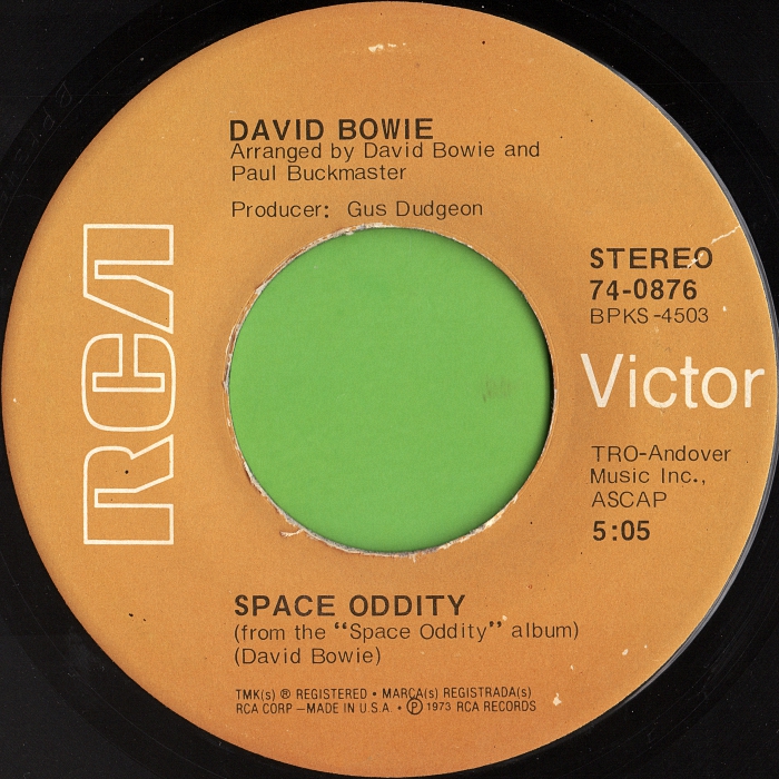 David Bowie Space Oddity USA side 1