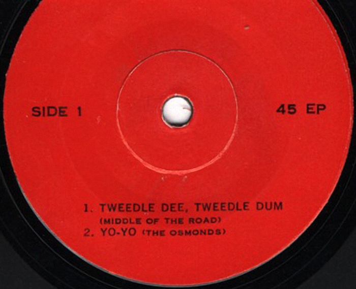 Middle of the Road Tweedle Dee Tweedle Dum EP Thailand side 1