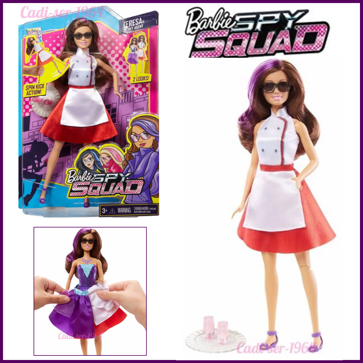 Barbie Spy Squad Teresa Secret Agent Disguise Doll
