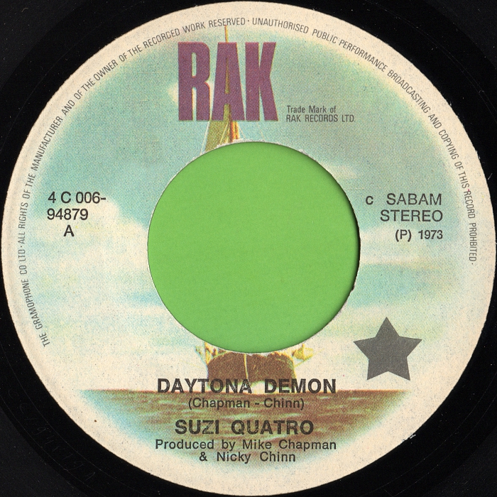 Suzi Quatro Daytona Demon Belgium side 1