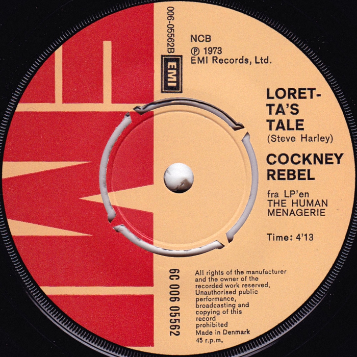 Cockney Rebel Hideaway Denmark side 2