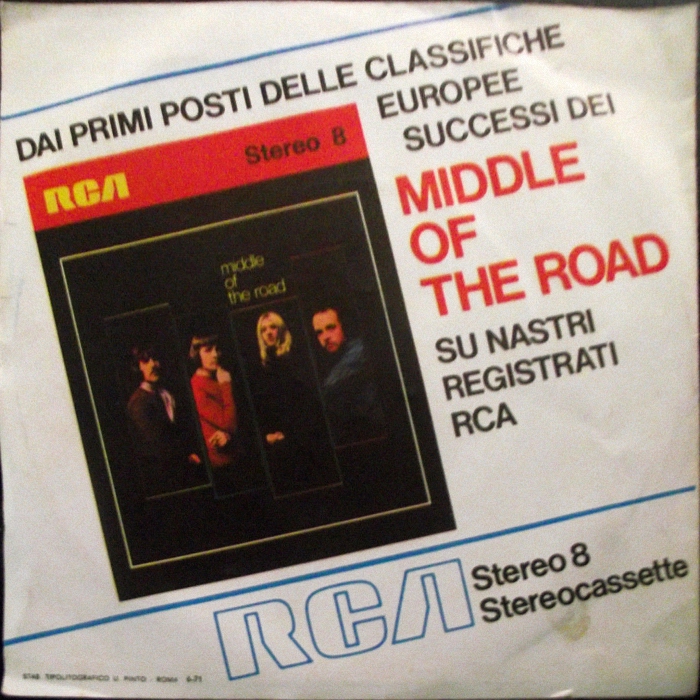 Middle of the Road Tweedle Dee Tweedle Dum Italy back June 1971