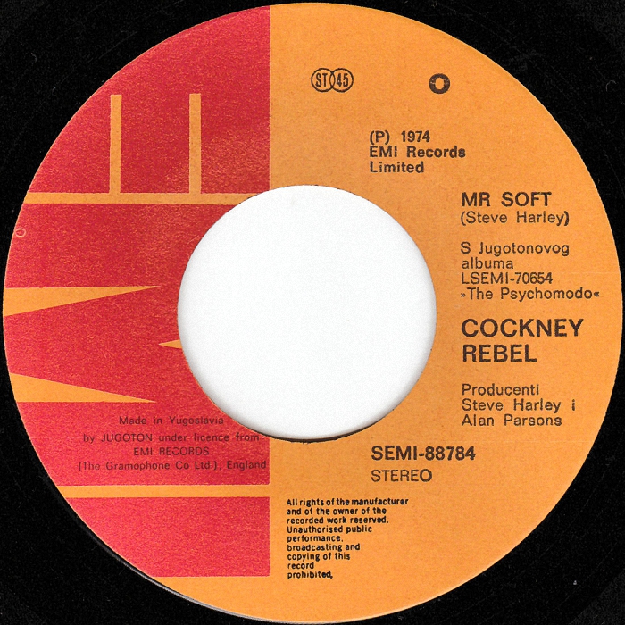 Cockney Rebel Judy Teen Yugoslavia side 1