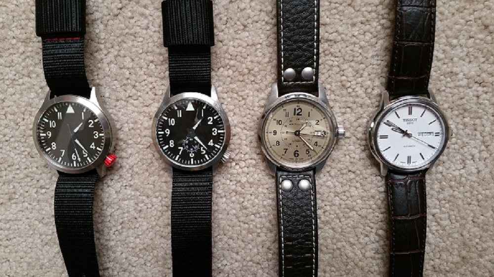 Four Watches Maratac Hamilton Tissot BladeForums