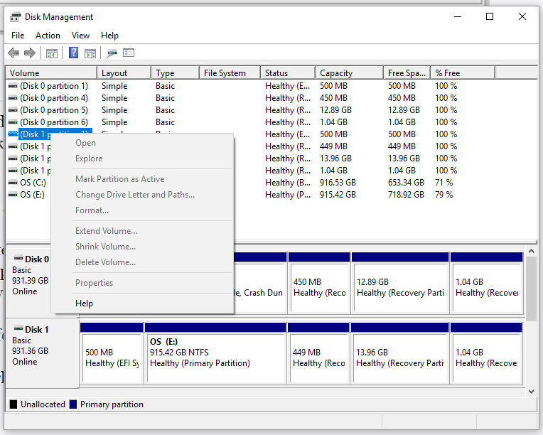 Solved Partitions Assigned Drive Letters ? Tech Support Guy