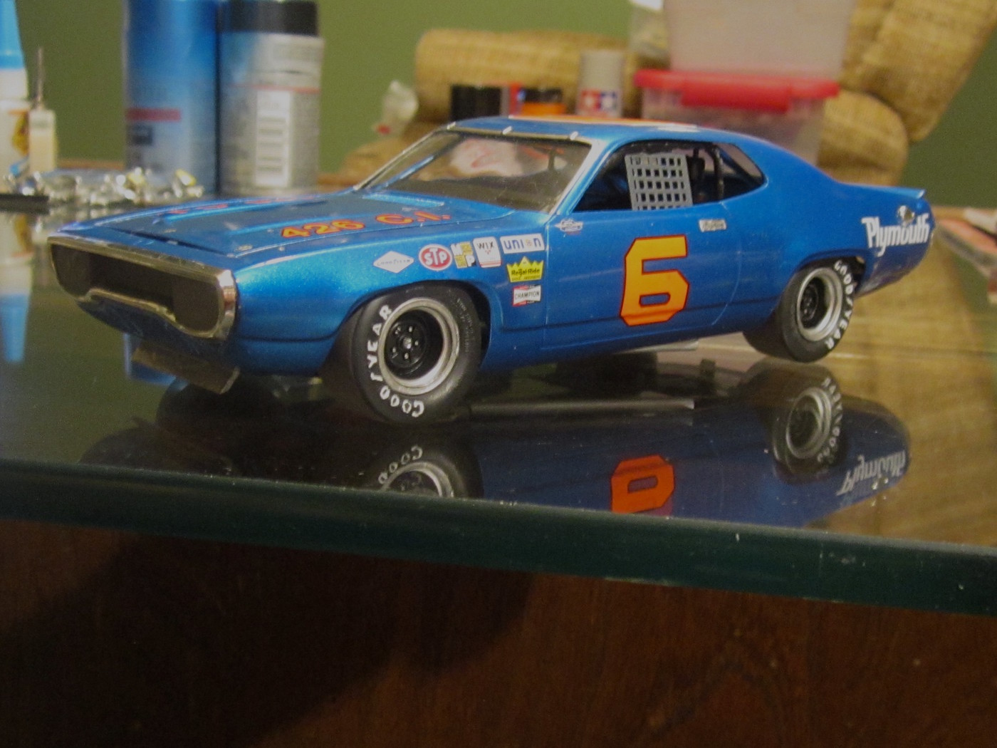 Here are some 426 hemi's and some 426 wedge's in the NASCAR cars. All