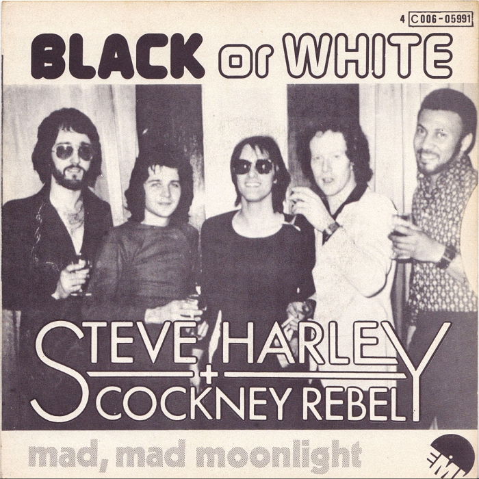 Cockney Rebel Black Or White Belgium back