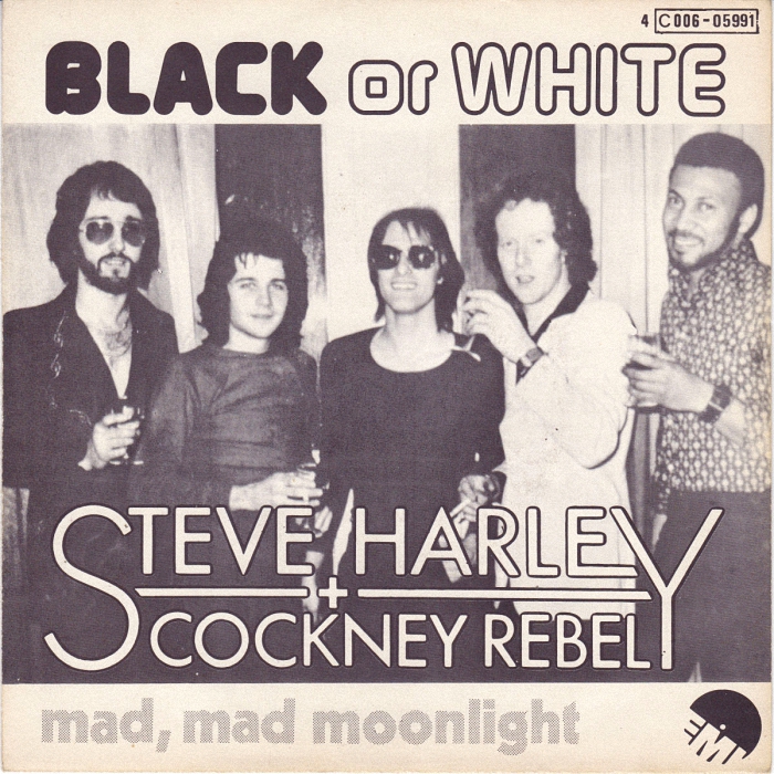 Cockney Rebel Black Or White Belgium front