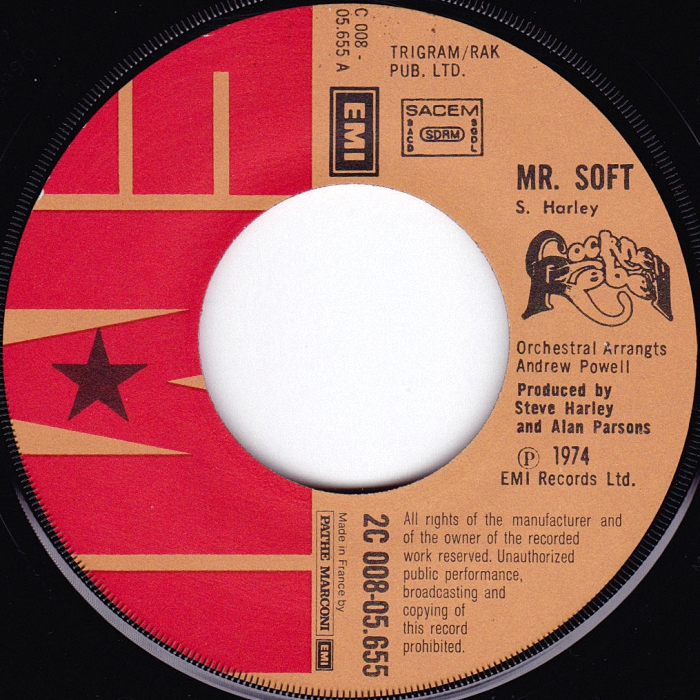 Cockney Rebel Mr. Soft France side 1