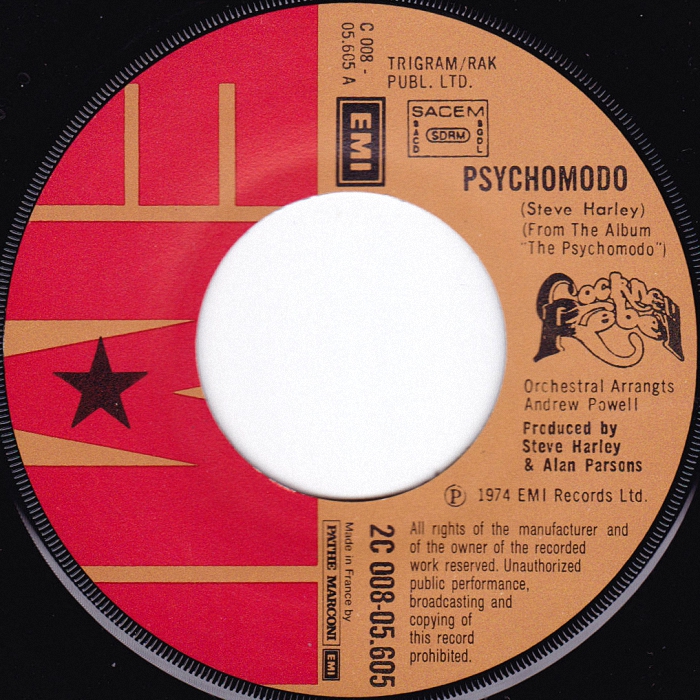 Cockney Rebel Psychomodo France side 1