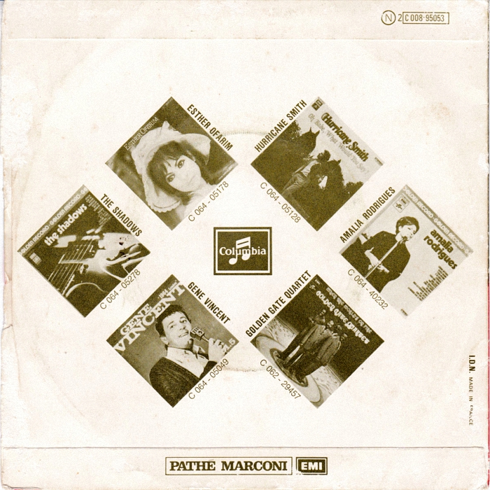 Alvin Stardust My Coo Ca Choo France back