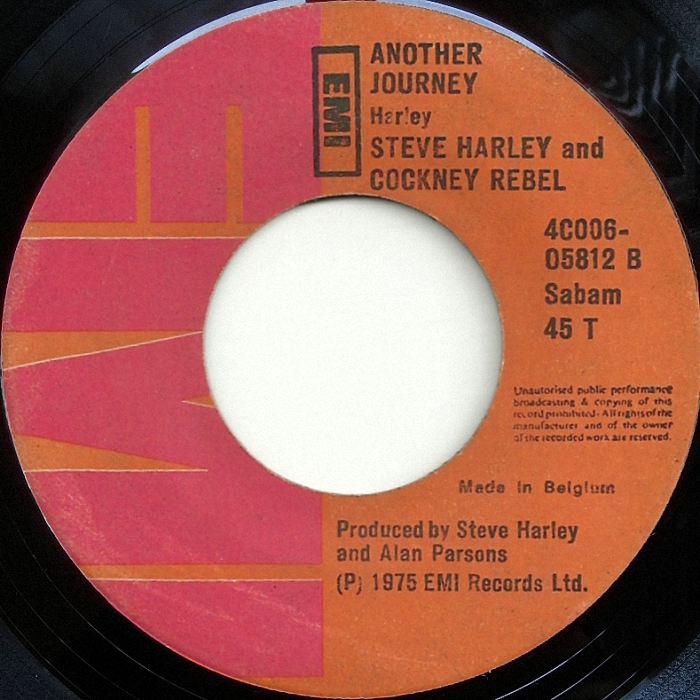 Cockney Rebel Make Me Smile Belgium side 2