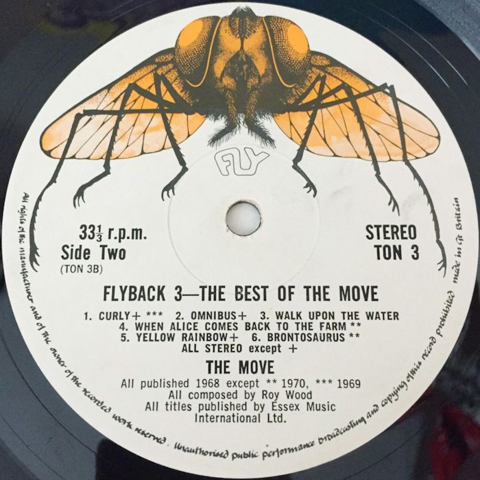 The Move Best Of side 2 UK