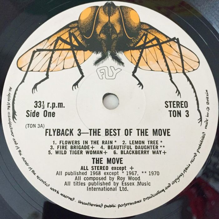 The Move Best Of side 1 UK