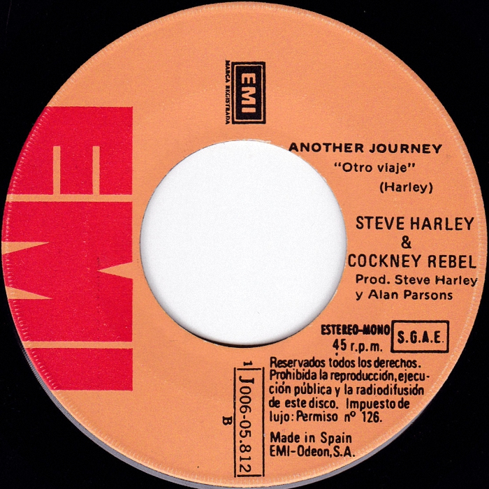 Cockney Rebel Make Me Smile Spain side 2