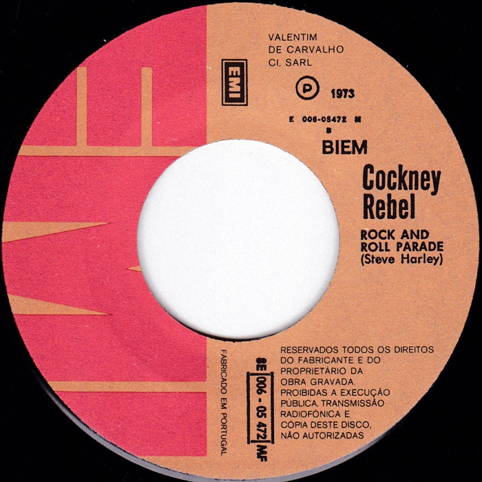 Cockney Rebel Sebastian Portugal side 2