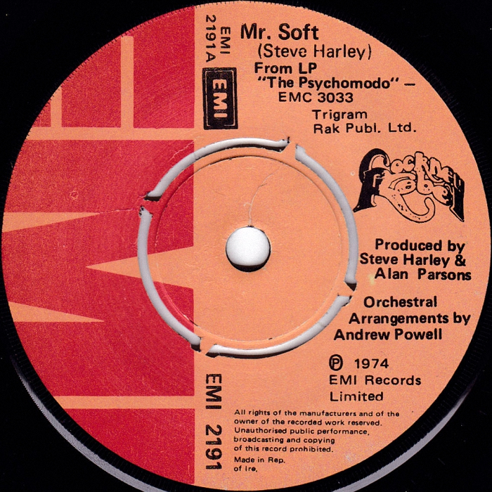 Cockney Rebel Mr. Soft Ireland side 1